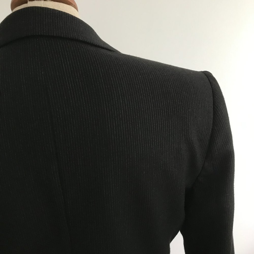Margaret M - Black Jacket with White Strips - Picture 4 of 6